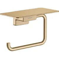 Hansgrohe Toiletrolhouder Met Planchet AddStoris Brushed Bronze