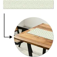 MuchoWow Tafelloper 180x30 cm - Tafelmat vinyl Zee - Ster - Strepen - Blauw - Tafeldecoratie - Tafelversiering - Keuken decoratie - Tafel versiering