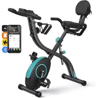 SCH Hometrainer Fiets - Hometrainers Fitness - Hometrainer - Zwart - 92cm x 37cm x 21cm