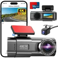 SCH Dashcam voor Auto Voor en Achter - Dashcam - Zwart - 4cm x 10cm x 5cm
