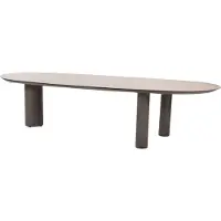 4SO Denia dining tuintafel 290x110xH75 cm met 3 poten printed ceramic terre