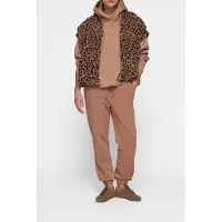 10DAYS Teddy Gilet Leopard 1297 Maat: M | Gilets Outlet | Dames | Bruin