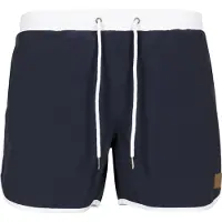 Urban Classics Zwemshorts navy / wit