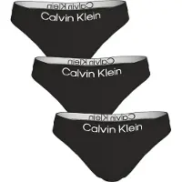 Calvin Klein Underwear String zwart / wit