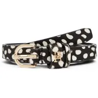 Tommy Hilfiger Riem 'ESSENTIAL EFFORTLESS' goud / zwart / wit