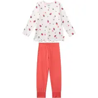 Sanetta Nachtkledij watermeloen rood / parelwit