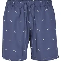Urban Classics Zwemshorts violetblauw / wit