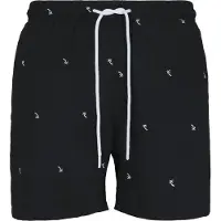 Urban Classics Zwemshorts zwart / wit