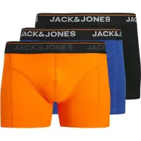 Jack & Jones Boxershorts 'JACTheodore' blauw / oranje / zwart