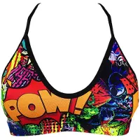 Turbo Top Mare Super Comic Bikini Top Veelkleurig 2XL Vrouw