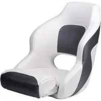 Talamex Captain Deluxe Folding Seat Zilver