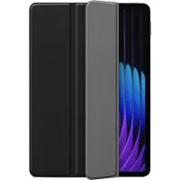 Just in Case tablet Hoes geschikt voor Xiaomi Pad 8 / Pad 8 Pro / Pad 7 / Pad 7 Pro - TriFold Bookcase - Zwart