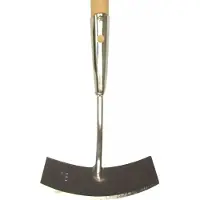 Hendrik Jan Schoffel rond 16 cm met steel 160 cm