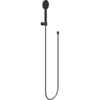 Ivy Aia Handdoucheset Set Bestaande Uit Doucheslang 150 cm, Wandhouder En Handdouche Satin Spray Zwart Chroom PVD
