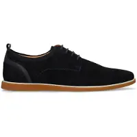 No Stress Donkerblauwe suède veterschoenen | Maat 45