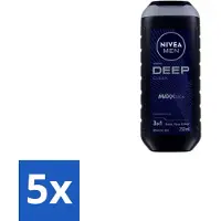Nivea Men Douchegel Deep Clean 250 ml - Bulkverpakking - 5 stuks