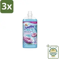 Soupline 3 x – Wasverzachter – Nevel van Frisheid – 1,35 L - Grootverpakking - Koffiezetapparaat - Koffiezetapparaat - Koffiezetapparaat
