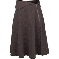 Killstar - Gothic Midirok - Nocturne Nights - Midnight Gaze Midi Skirt - XS tot 3XL - voor Vrouwen - bruin - Maat L