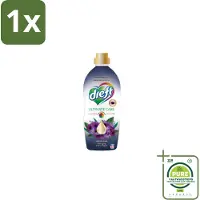 Dreft 1 x – Wasverzachter – Ultimate Care Intense Dark – 40 Wasbeurten - Wasverzachter - Kleurbescherming - Collageen - Wasgoed Verzorgen - Anti-aging Was