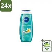 Nivea Douchegel Hawaii Flower & Oil 250 ml - Voordeelverpakking - 24 stuks - Douchegel hawaii - Douchegel hawaii bloem