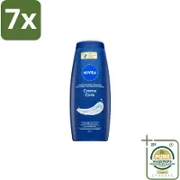 Nivea 7 x – Douchegel – Creme Care – 650 ml - Grootverpakking - Douchegel - Douche Gel - Huid Verzorging - Amandelolie - Druivenpitolie