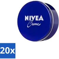 Nivea – Crème – Voor Gezicht, Handen en Lichaam – 250 ml - Bulkverpakking - 20 stuks