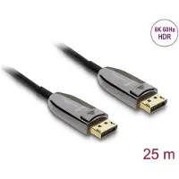 DeLOCK Active Optical Cable DisplayPort 2.1 8K 60 Hz 40 Gbps 25 m