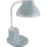 Ideus LED-bureaulamp met instelbare lichtkleur en aanraakschakelaar, blauw, DEBRA 04232