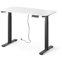 Vicco Elevate Bureau – 120 x 60 cm 2 motoren Zwart/wit