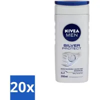 Nivea Men – Douchegel – Silver Protect – 250 ml - Bulkverpakking - 20 stuks
