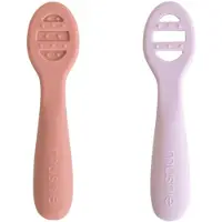 Mushie Baby Lepels - Rose/Soft Lilac