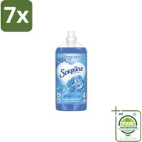Soupline 7 x – Wasverzachter – Active Fresh Frisheid van Blauwe Anjer – 2 L - Grootverpakking - Wasverzachter - Frisheid - Blauwe Anjer - Wasgoed - Kleding