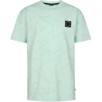 Petrol Industries T-shirt mintgroen Jongens Stretchkatoen Ronde hals All over print - maat 116