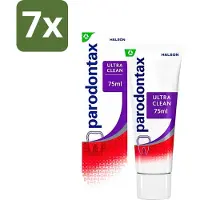 Parodontax - Tandpasta - Ultra Clean - Tegen Bloedend Tandvlees - 75 ml - Bulkverpakking - 7 stuks