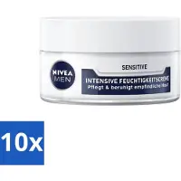 Nivea Men – Gezichtscrème – Sensitive Intensive – 50 ml - Bulkverpakking - 10 stuks