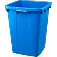 Graf Afvalbak zonder deksel, 90 liter, blauw
