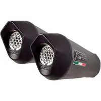 Gpr Exhaust Systems Furore Evo4 Poppy Aprilia Dorsoduro 900 17-20 Ref:e4.a.67.fp4 Goedgekeurde Ovale Uitlaatdemper