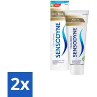 Sensodyne 2 x Tandpasta MultiCare 75 ml - Gevoelige Tanden - Mondverzorging - Tandpasta - Tandgevoeligheid - Tandplak