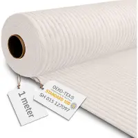 OEM Corduroy Stof Verkocht per Meter Gewicht 380 g/m2 - Meubelstof Corduroy Verkocht per Meter 140 cm Breed - Meubelstof Verkocht per Meter - Brede Corduroy Verkocht per Meter White Dove 1M