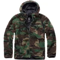 Brandit Fleece jas chamois / bruin / groen