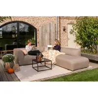 Van der Garde Tuinmeubelen Lissabon/Toronto Sunbrella (Sit&Heat) verwarmde loungeset - Taupe