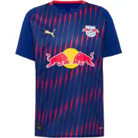 Puma Tricot 'RB Leipzig 25/26' saffier / donkergeel / cranberry / wit