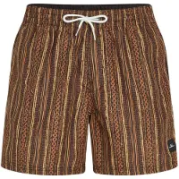 O'Neill Heren zwemshort cali print 15" bruin/oranje gestreept