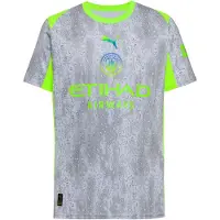 Puma Tricot 'Manchester City 25/26' blauw / smoky blue / grijs / neongroen