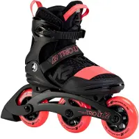 K2 Trio Lt 100 Dames Inline Skate Zwart Coral 08.5 / 39.5 Zwart / Coral