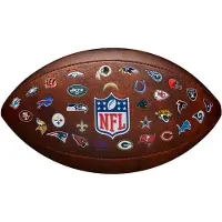 Wilson - NFL - American Football - Official Size - Throwback - 32 Team Logo Football - Bruin - Volwassenen