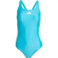 Adidas Sportbadpak '3-Stripes C-Back' neonblauw / wit