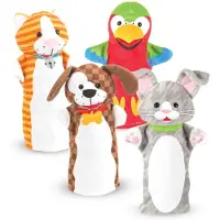 Melissa & Doug Hand Puppets Playful Pets Hand Puppet Veelkleurig Kinderen