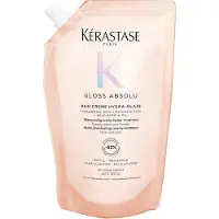 Kérastase - Gloss Absolu Bain Riche Crème Hydra-glaze Navulverpakking Anti-frizz Shampoo Met Glanseffect - Voor Dik, Pluizig Haar