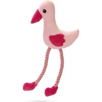 Beeztees Knuffel Flamingo Flami 19,5 X 6 X 39,5 Cm
